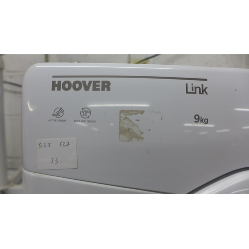 2109 - A Hoover Link 9kg tumble dryer model number: HL V9LG-80