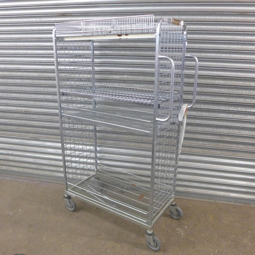 2134 - A stainless steel catering trolley