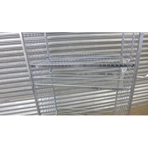 2134 - A stainless steel catering trolley