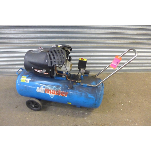 2141 - An Air Master Tiger TIG16/1010 turbo air compressor (8374) - sold as scrap  *This lot is subject to ... 