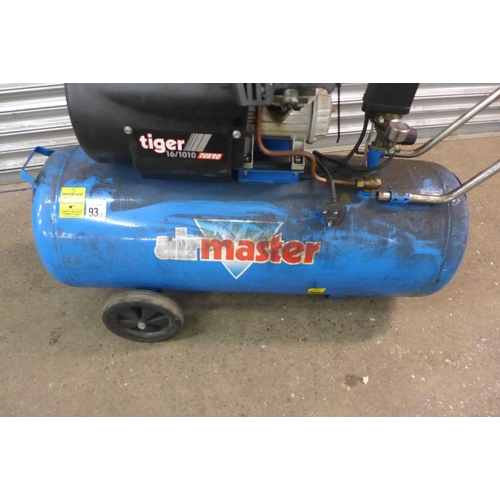 2141 - An Air Master Tiger TIG16/1010 turbo air compressor (8374) - sold as scrap  *This lot is subject to ... 