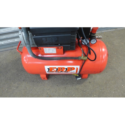 2142 - An ERP power products model D10/50 2.0HP air compressor  * Police Repossession