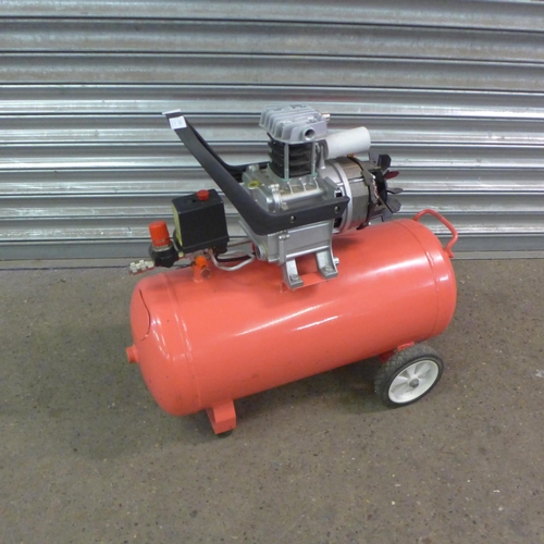 2143 - A 50 litre PS 8 bar air compressor  * Police Repossession (failed PAT test due to case missing and i... 