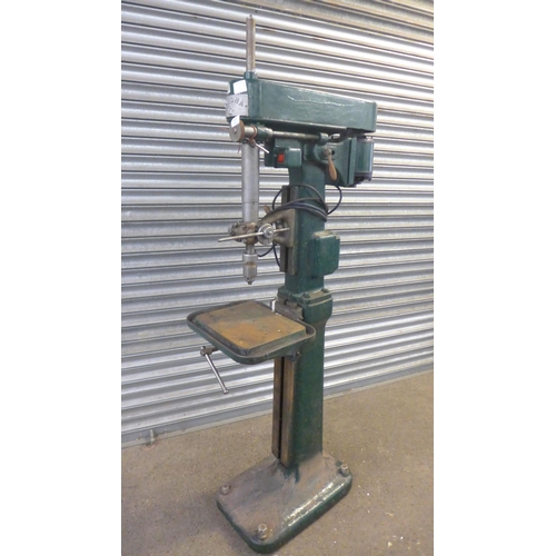 2144 - A Corona 12AX heavy duty workshop pillar drill - 240v single phase