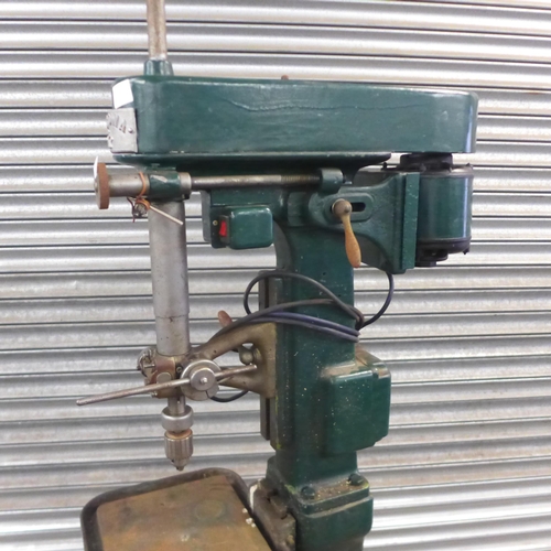 2144 - A Corona 12AX heavy duty workshop pillar drill - 240v single phase