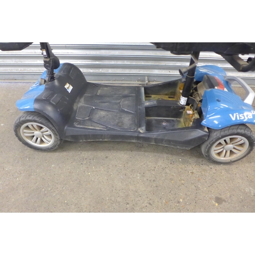 2147 - A Vista DX 4 wheel mobility scooter - with key (no battery or charger)