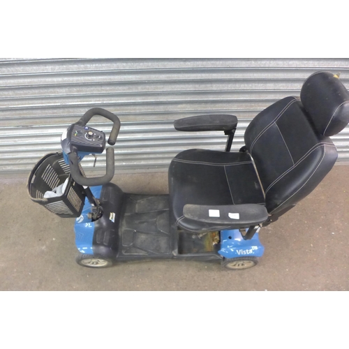 2147 - A Vista DX 4 wheel mobility scooter - with key (no battery or charger)