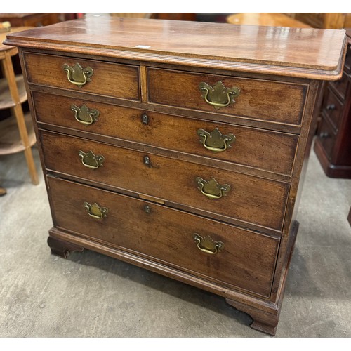 150 - A George III mahogany chest of drawers