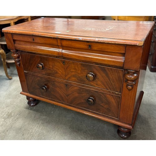 151 - A Victorian mahogany chest of drawers