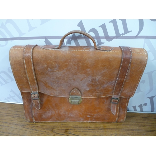 2312 - 2 leather laptop bags