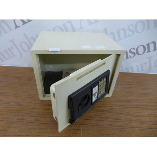 2334 - A Fortress Safes electronic digital safe with key and combination lock