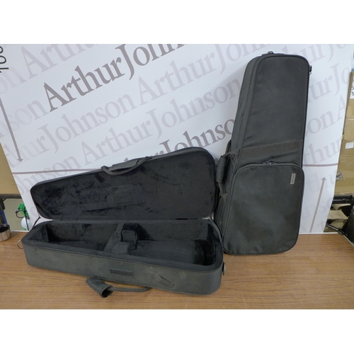 2348 - 2 soft case violin cases