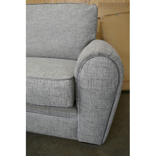 1301 - A Duresta silver weave interior srung Spitfire two seater sofa with velvet piping - brand new RRP £1... 