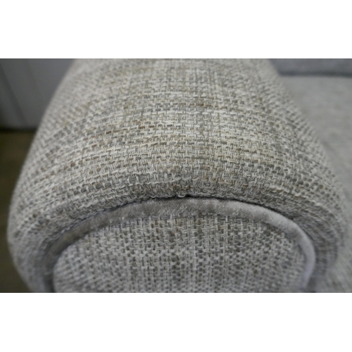 1301 - A Duresta silver weave interior srung Spitfire two seater sofa with velvet piping - brand new RRP £1... 