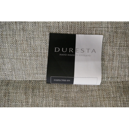 1301 - A Duresta silver weave interior srung Spitfire two seater sofa with velvet piping - brand new RRP £1... 