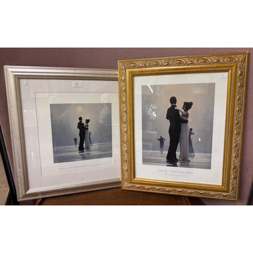 314 - Two Jack Vettriano prints, framed