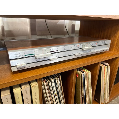 100 - A Bang & Olufsen Beogram 1203 record deck and a Beo-Master 901 with Beovox 3702 speaker and teak Hi-... 