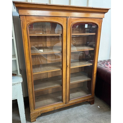 248 - A Victorian mahogany two door bookcase