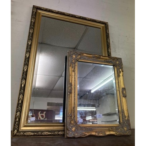 348 - Two Victorian style gilt framed mirrors