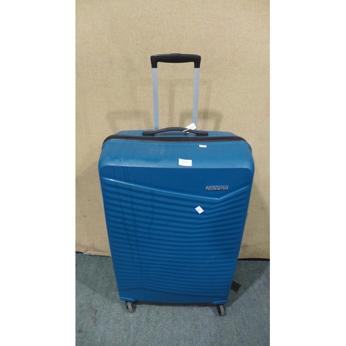 6327 - American Tourister Jetdriver 79Cm Blue Suitcase    (329-131)   * This lot is subject to vat