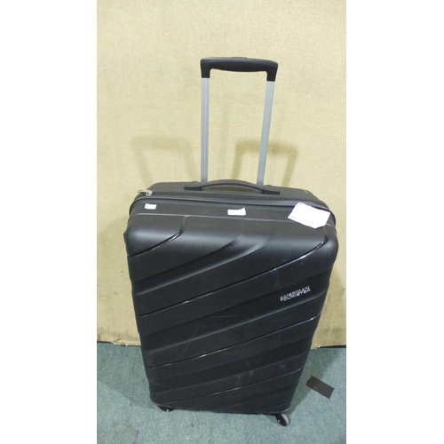 6328 - American Tourister Jetdriver 79cm Black Suitcase  (329-132)   * This lot is subject to vat