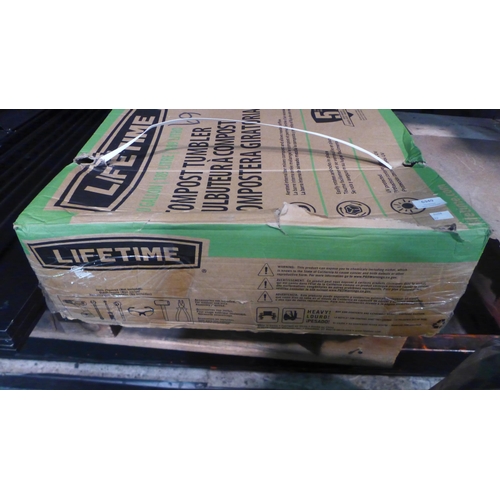 6349 - Lifetime Single Compost Tumbler (189L) (329-197)   * This lot is subject to vat