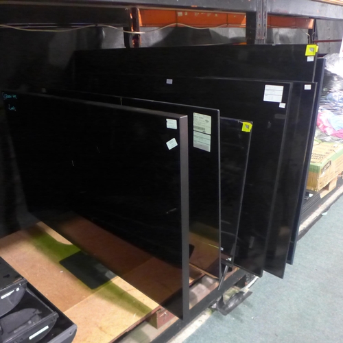 6351 - Seven damaged TVs to include: Hisense and Samsung (328-222,223,224) * This lot is subject to vat