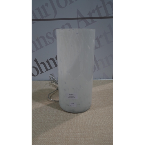 6255 - Touch Table Lamp and a Grey Velvet Throw (152X178Cm)    (329-164,185)   * This lot is subject to vat