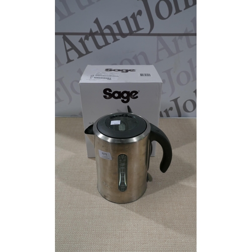 6272 - Sage Soft Top Pure Kettle (Cracked Lid)    (329-182)   * This lot is subject to vat