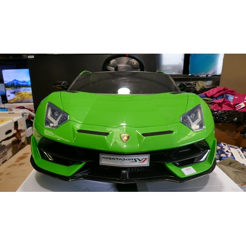 6032 - Lamborghini Aventador SV J (Model no HL328) Child's electric car with charger And Parental Controlle... 