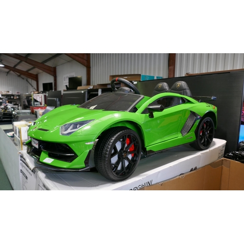 6032 - Lamborghini Aventador SV J (Model no HL328) Child's electric car with charger And Parental Controlle... 