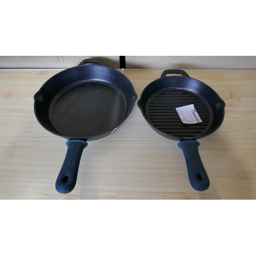 6034 - Tramontina Cast Iron Grill & Skillet    (329-441)   * This lot is subject to vat