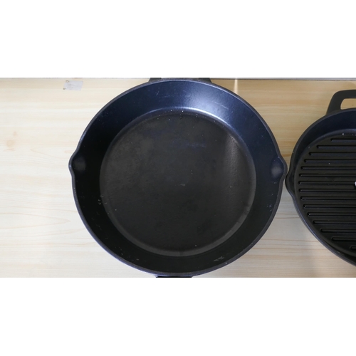 6034 - Tramontina Cast Iron Grill & Skillet    (329-441)   * This lot is subject to vat