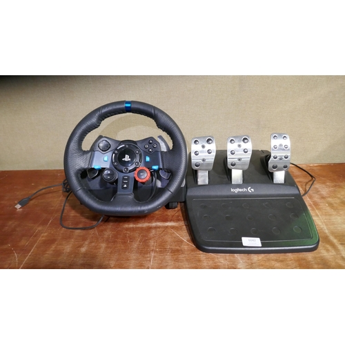 6042 - Logitech G29 Steering Wheel and Pedals  Ps5/Ps4 & Pc, Original RRP £199.99 + vat   (329-479)   * Thi... 