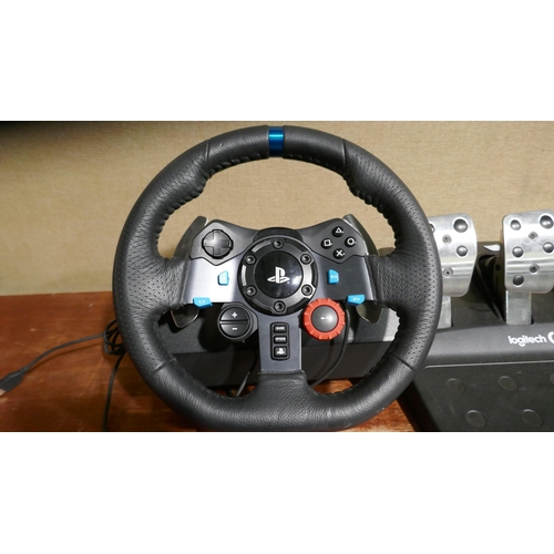 6042 - Logitech G29 Steering Wheel and Pedals  Ps5/Ps4 & Pc, Original RRP £199.99 + vat   (329-479)   * Thi... 