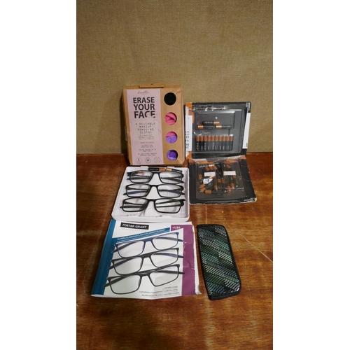 6047 - Erase Your Face Makeup Cloths, Fgx Glasses and Duracell AAA Batteries      (329-153,160,177,178)   *... 