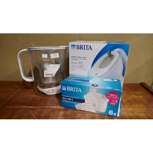 6048 - Two Brita Maxtra Xl Style 3.6L Jugs and Brita Maxtra Pro Filters (329-136,175,176)   * This lot is s... 