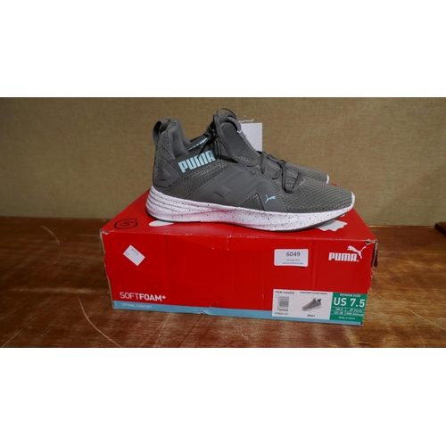 6049 - A pair of Puma Contempt demi mesh womens grey trainers ( UK size 5) with box  (329)  * This lot is s... 