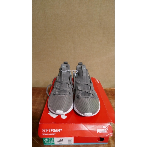 6050 - A pair of Puma Contempt demi mesh womens grey trainers ( UK size 5) with box  (329)  * This lot is s... 