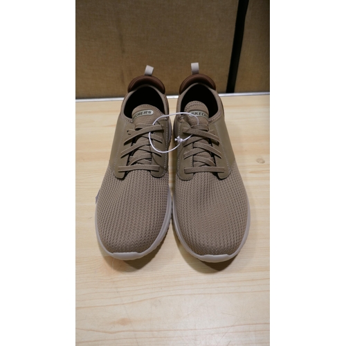 6053 - A pair of Skechers Delson shoe mens taupe trainers ( UK size 11) no box  (329)  * This lot is subjec... 