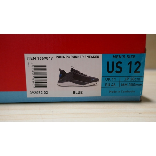 6057 - A pair of Puma PC runner sneaker mens blue trainers (UK size 11) with box (329)  * This lot is subje... 