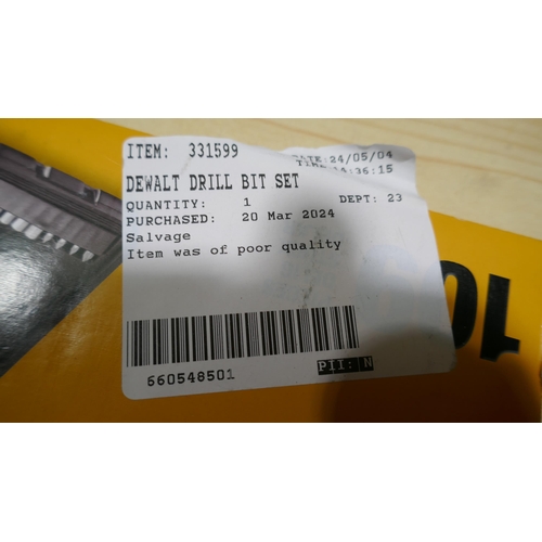 6089 - Dewalt Drill Bit Set (Incomplete) (329-10)   * This lot is subject to vat