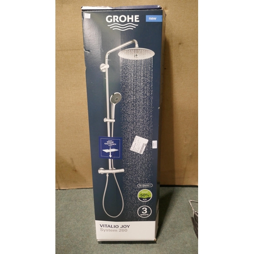 6104 - Grohe  Vitalio Joy 260 Shower System , Original RRP £269.99 + vat       (329-375)   * This lot is su... 