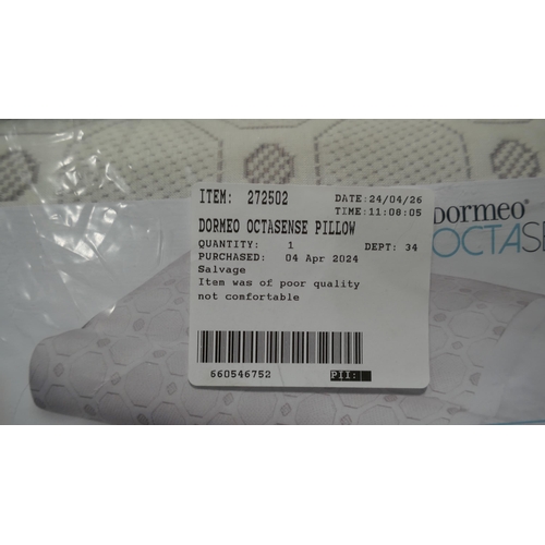 6140 - Dormeo Octasense Pillow    (329-77)   * This lot is subject to vat