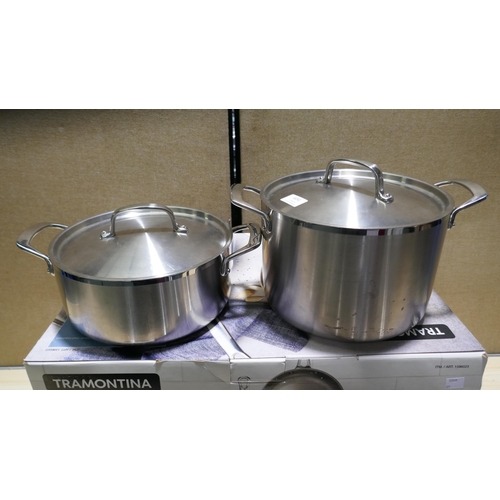 6151 - Tramontina Stainless Steel Cookware, Original RRP £169.99 + vat            (329-98)   * This lot is ... 