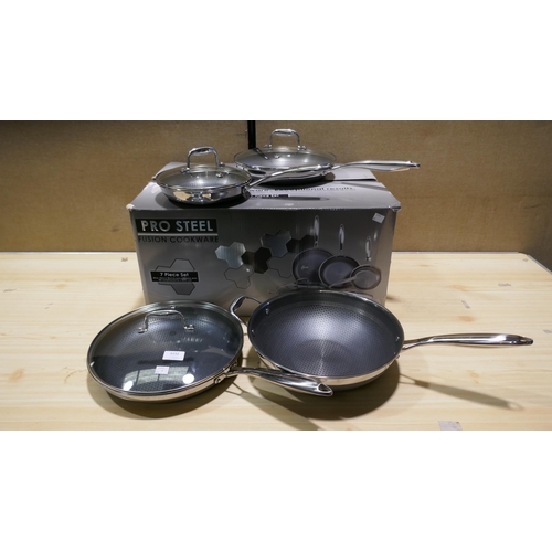 6152 - Pro Steel Cookware, Original RRP £269.99 + vat                       (329-88)   * This lot is subjec... 