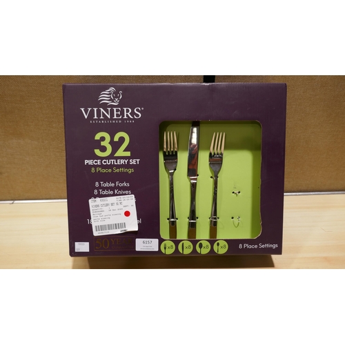 6157 - Viners Henley Cutlery (Incomplete)  (329-12)   * This lot is subject to vat