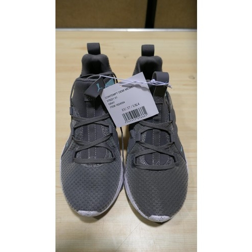 6200 - A pair of Puma Contempt demi mesh women's grey trainers ( UK Size 4) no box  (329)  * This lot is su... 