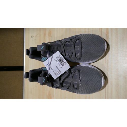 6204 - A pair of Puma Contempt demi mesh womens grey trainers ( UK size 4.5) with box (329)  * This lot is ... 