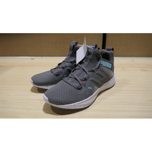 6211 - A pair of Puma Contempt demi mesh womens grey trainers ( UK size 5) with box (329)  * This lot is su... 